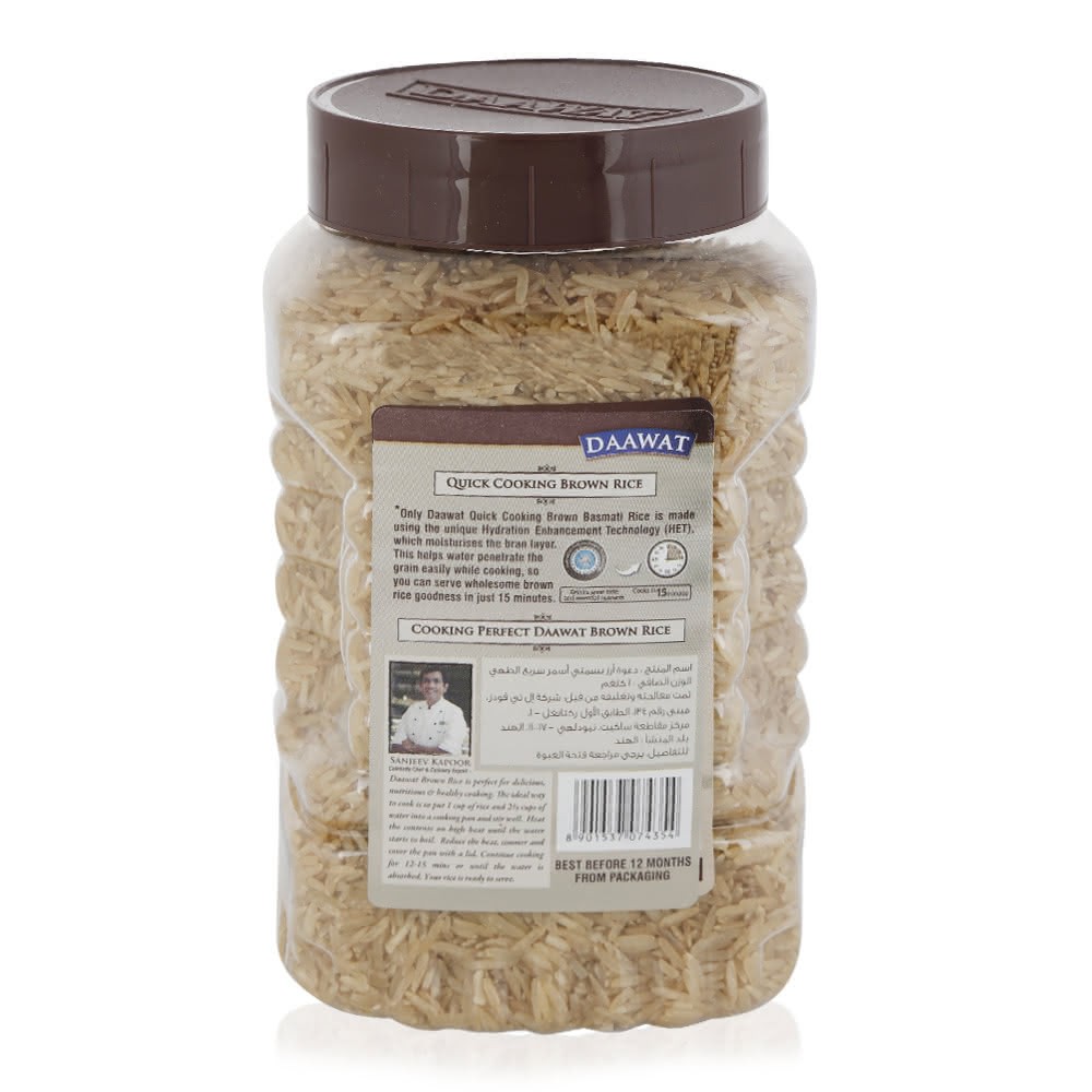 Daawat Brown Basmati Rice 1 Kg Unioncoop