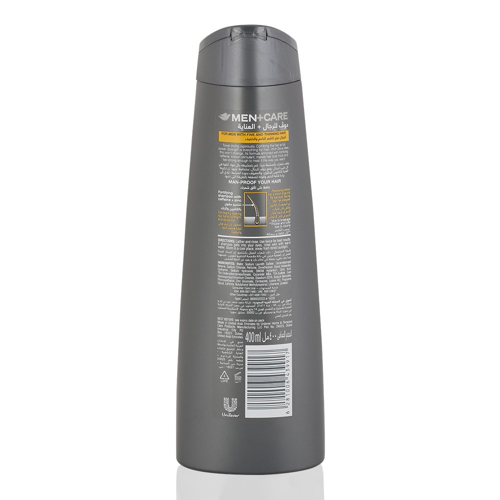 Dove Men Care Anti Hairfall Fortifying Shampoo 400 Ml