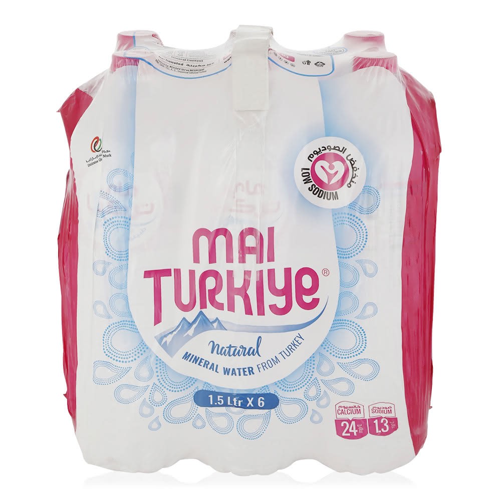 Mai Turkiye Natural Mineral Water 6 X 1 5 Ltr Unioncoop