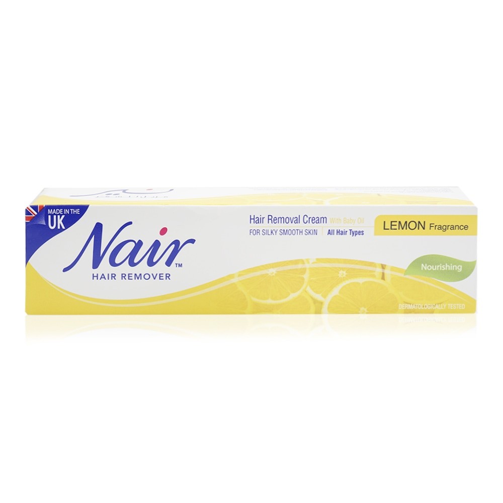 Nair Lemon Fragrance Hair Removal Cream With Baby Oil 110 Ml