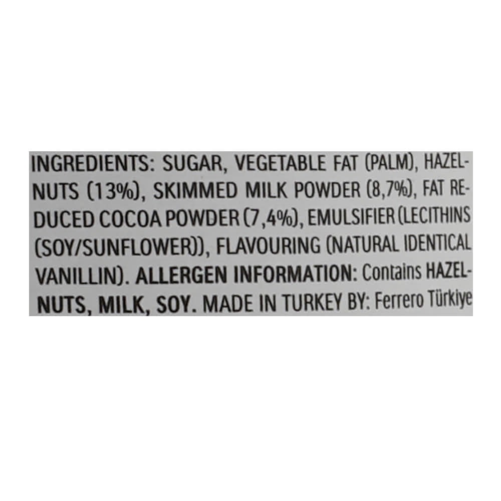 Nutella Ferrero Hazelnut Chocolate Spread 200 G Unioncoop