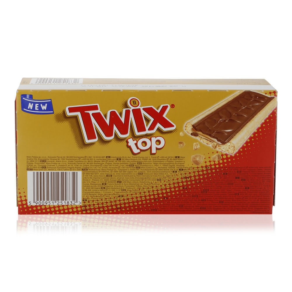 Twix Top Chocolate Bars 20 X 21 G