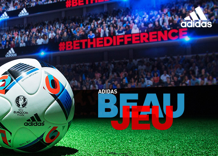 adidas Beau Jeu - Den officielle Euro 2016 bold | Unisport