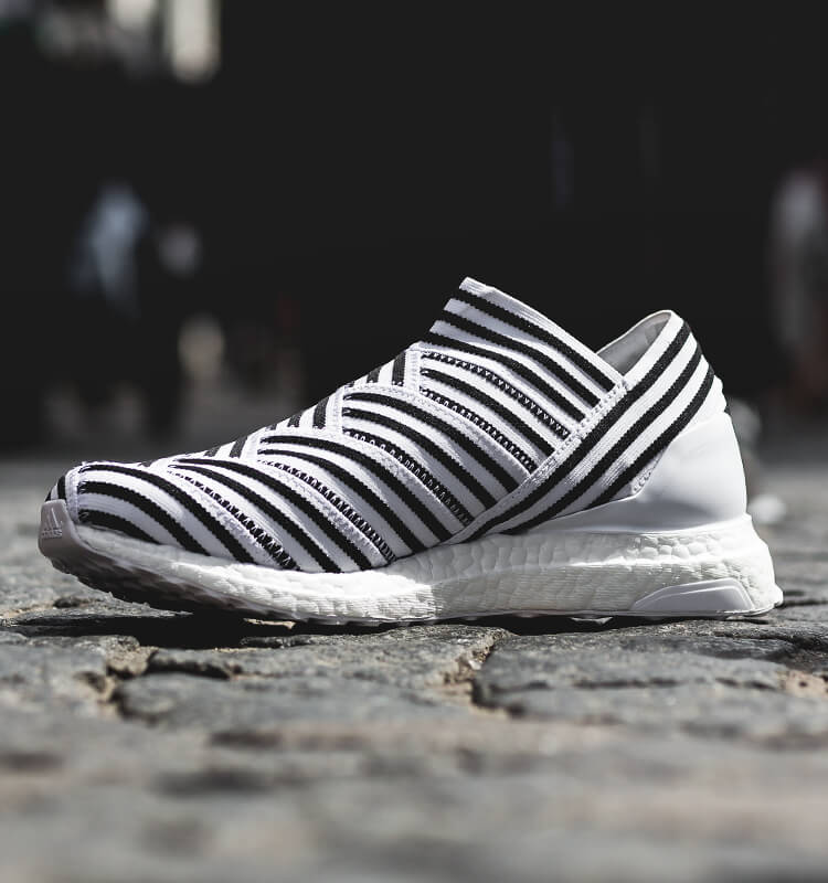 adidas gazelle silver green womens Adidas Ultraboost DNA 'Zebra'  Oneness Boutique