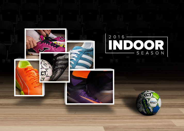 Bliv klar til indendørs fodboldsæsonen - Køb indendørs sko hos Unisport