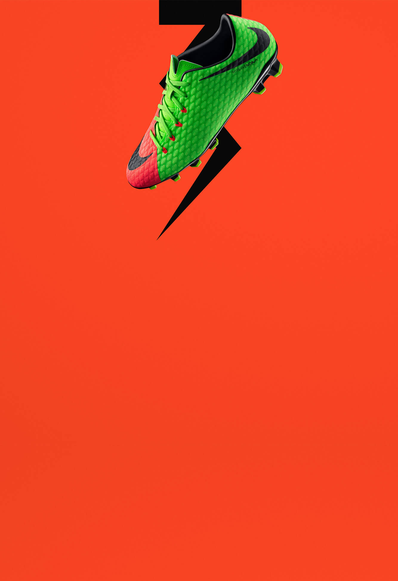 Nike 耐吉毒蜂三代3D編織FG足球鞋Hypervenom Phantom