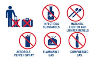 american airlines restricted items