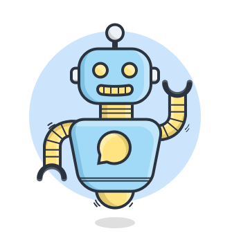 A friendly robot.