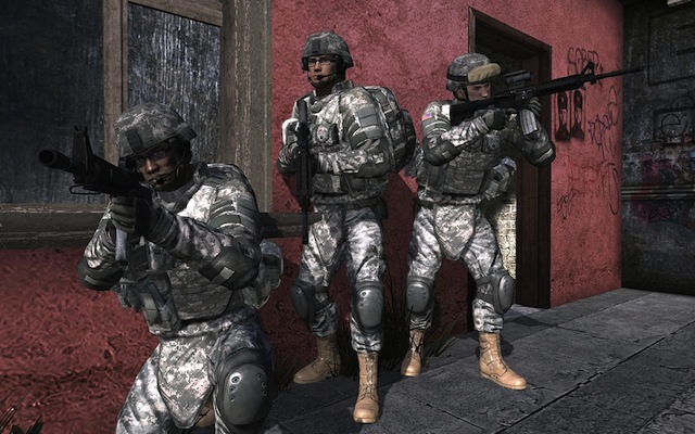 screenshot picture of the us army game gamification