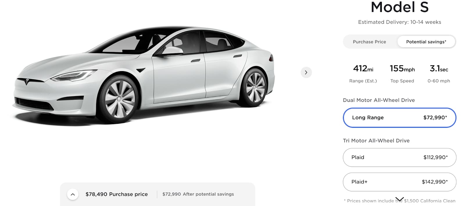 Tesla car builder