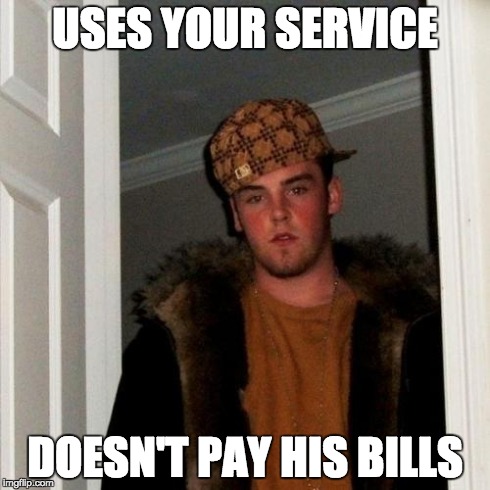 scumbag customer meme