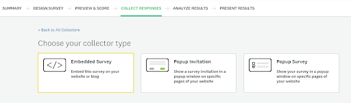 SurveyMonkey's Website Collector