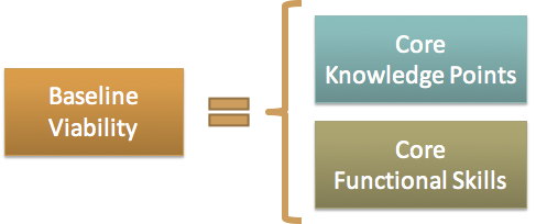 Infographic the Baseline Viability Model.
