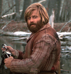 Robert Redford nodding into the camera.
