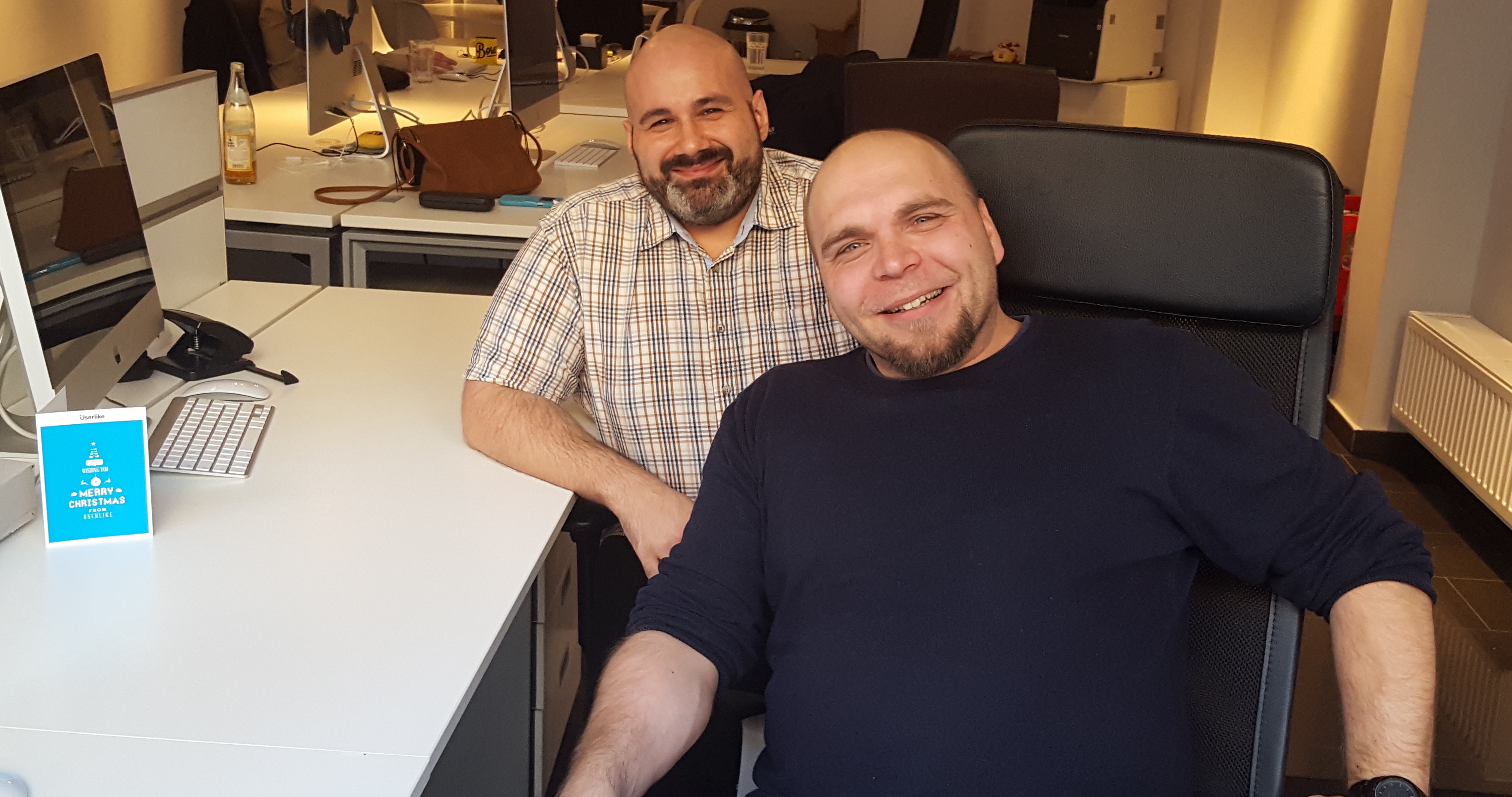 Michael en Jorn, Userlikeâs klantenservice succes duo.