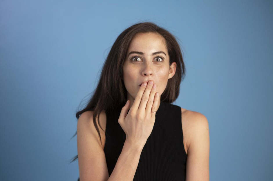 surprised woman