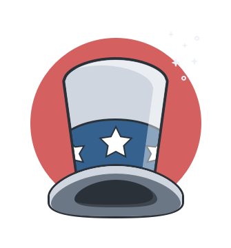 cartoon of tophat