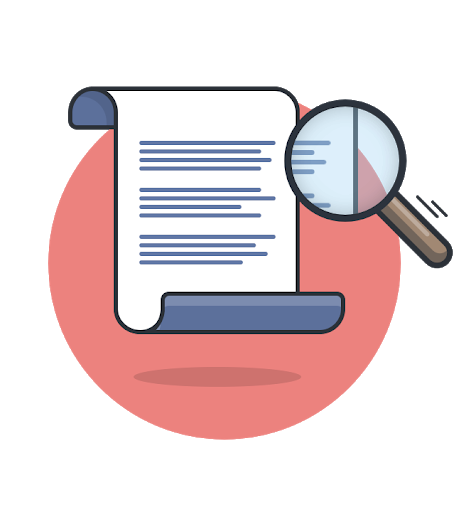 cartoon of a scroll