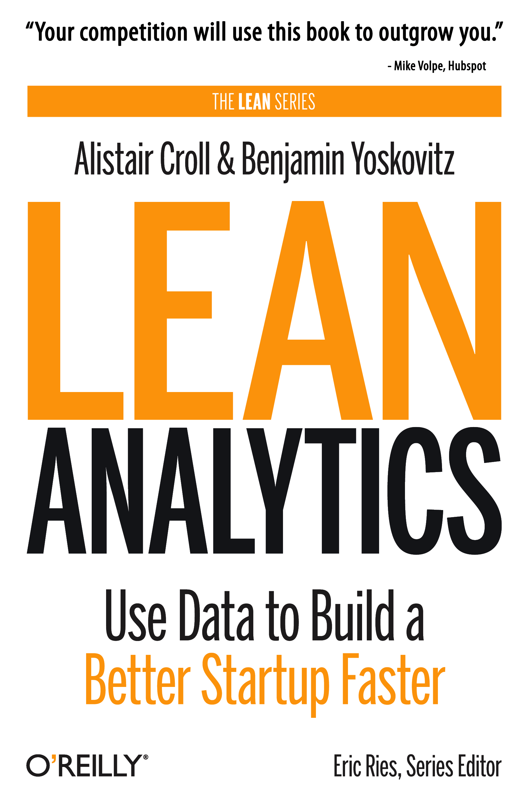 cover of the book lean analytics