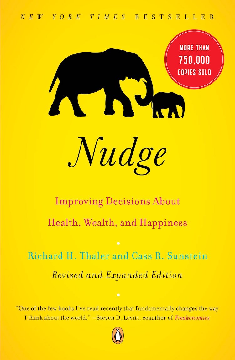 Book cover of Nudge.