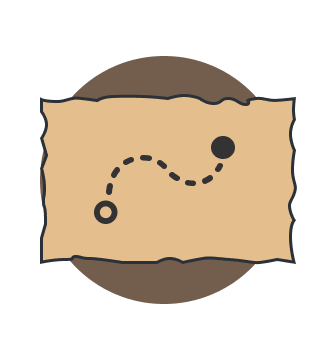 cartoon of a map