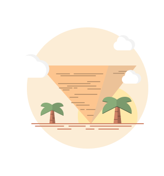 cartoon of pyramid
