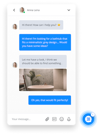 Bild vom Userlike Website Messenger