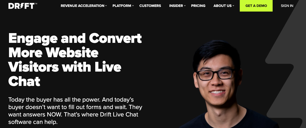 Screenshot Drift-Website