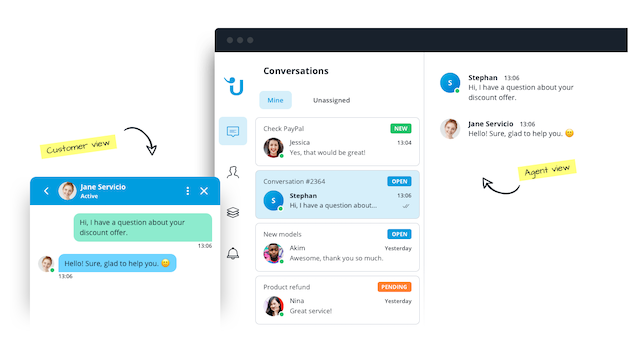 Das Userlike Message Center