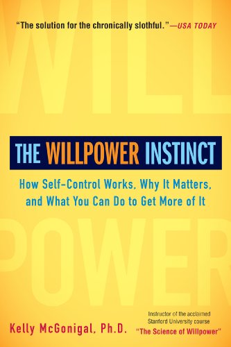 book cover of the willpower instinct