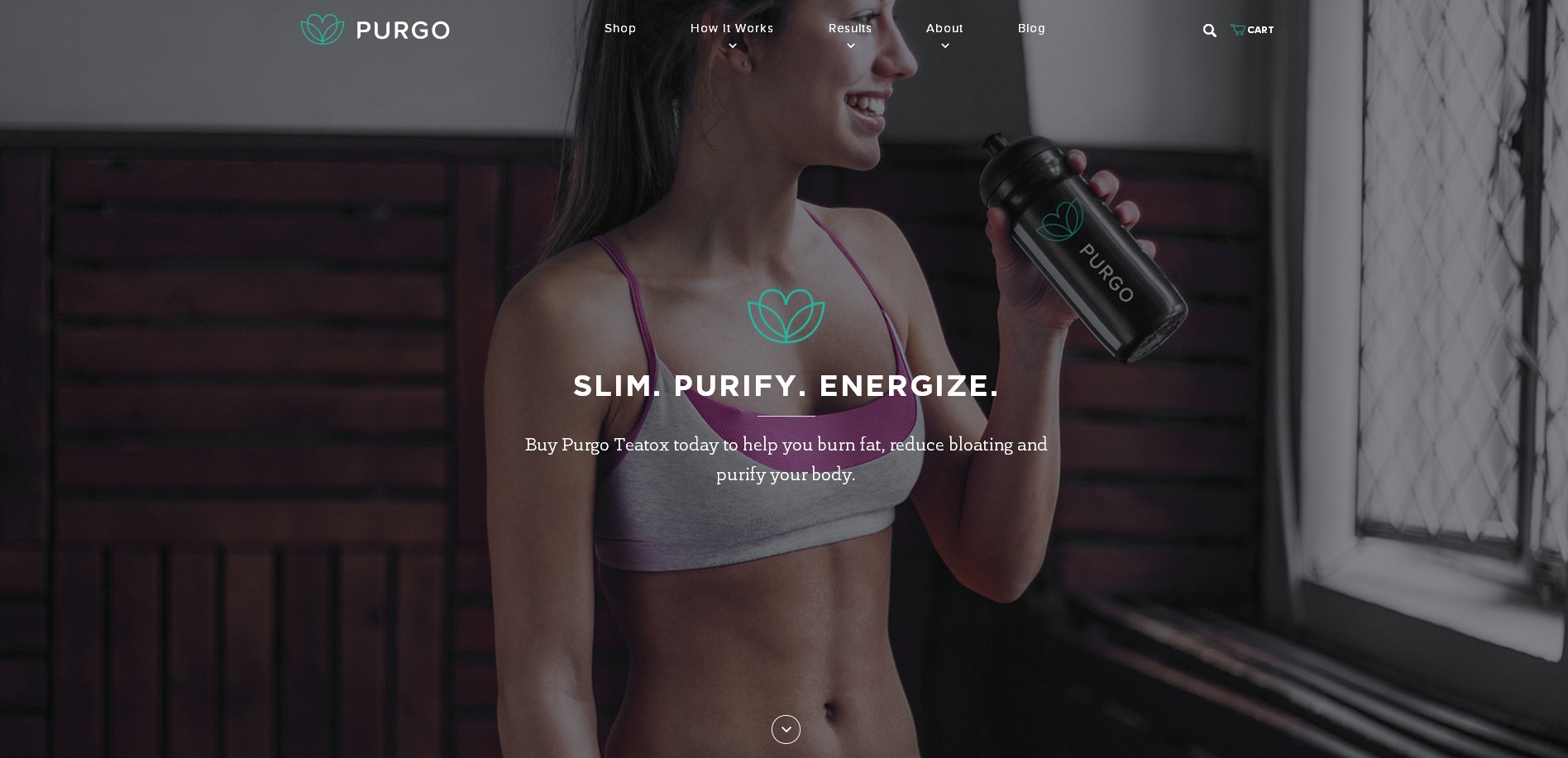 screenshot of cosmetics store webshop theme