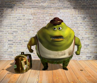 Mucinex's mascot Mr. Mucus