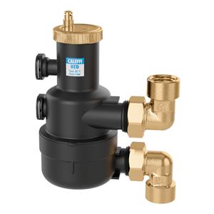 Separador de aire de alta eficiencia CALEFFI HED