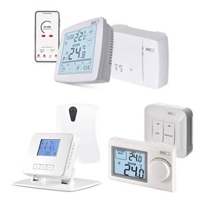 Cronotermostatos y termostatos vía radio KEWEL