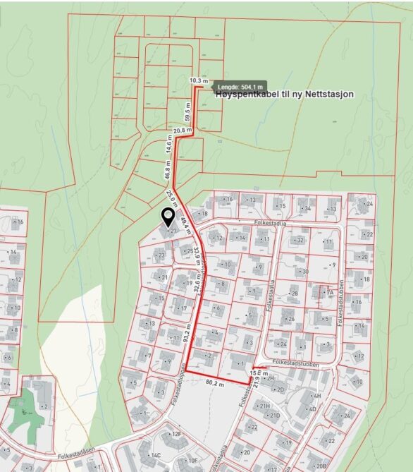 Hoyspentkabel Folkestad Ii Til Folkestad Iii