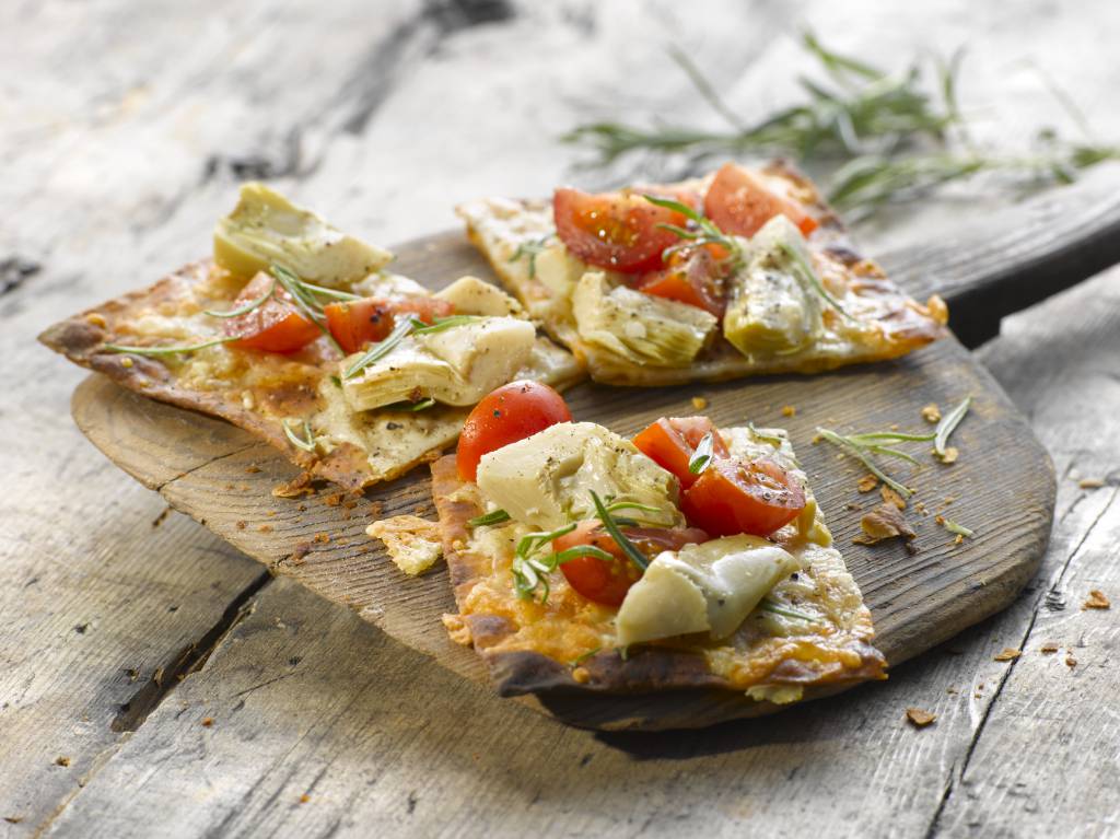 Artisokka-pecorino-rosmariinipizza