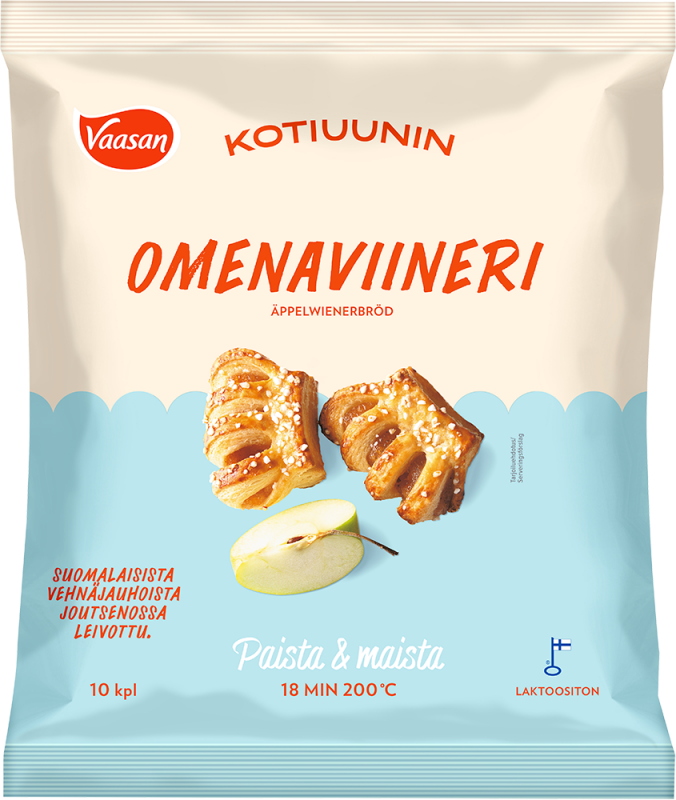 Vaasan Kotiuunin Omenaviineri pakkaus
