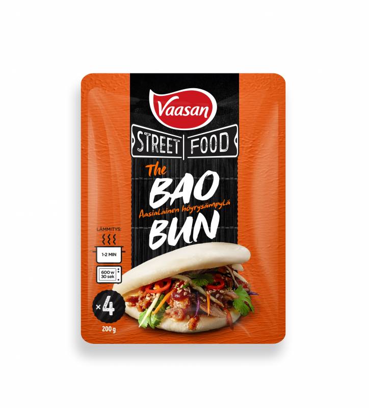Bao sämpylän oranssi tuotepaketti