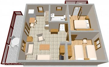 Apartment A-1037-a - Apartments Seget Vranjica (Trogir) - 1037