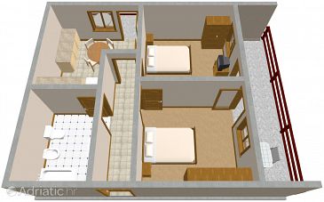 Apartment A-1071-a - Apartments Bušinci (Čiovo) - 1071
