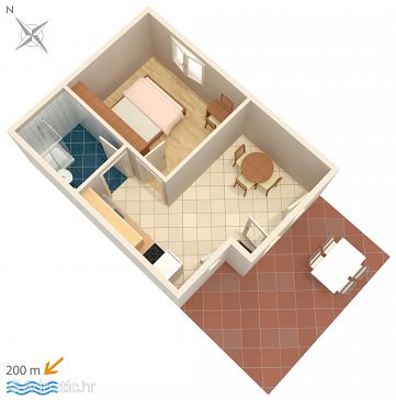 Apartment A-109-a - Apartments and Rooms Hvar (Hvar) - 109