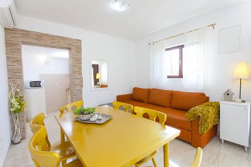 Living room Gornji Tučepi, Living room u smještaju tipa house, dostupna klima i WIFI.