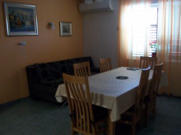 Living room Biograd na Moru, Living room u smještaju tipa apartment, dostupna klima, dopusteni kucni ljubimci i WIFI.