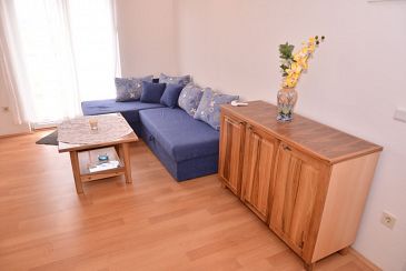 Obývací pokoj Štinjan, Obývací pokoj u smještaju tipa apartment, dostupna klima i WIFI.