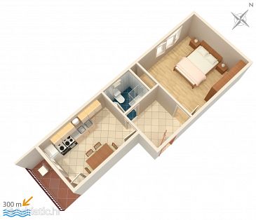 Apartment A-1165-d - Apartments Vinišće (Trogir) - 1165