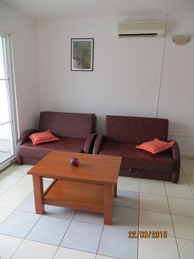 Living room Rogoznica, Living room u smještaju tipa apartment, dostupna klima, dopusteni kucni ljubimci i WIFI.