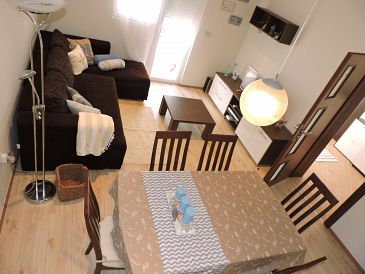 Living room Barbat, Living room u smještaju tipa apartment, dostupna klima, dopusteni kucni ljubimci i WIFI.
