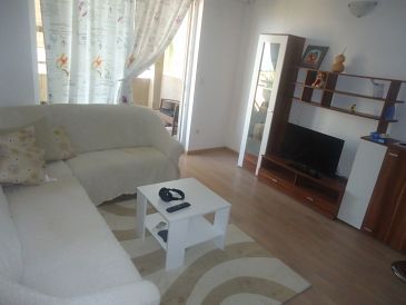 Living room Podstrana, Living room u smještaju tipa apartment, dostupna klima, dopusteni kucni ljubimci i WIFI.
