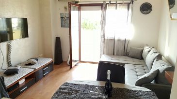 Obývací pokoj Medulin, Obývací pokoj u smještaju tipa apartment, dostupna klima i WIFI.