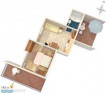 Apartment A-141-b - Apartments and Rooms Hvar (Hvar) - 141